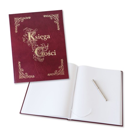 1829-319-082 Księga Gości złocona 255x320 - bordo 1829-319-082 Księga Gości złocona 255x320 - bordo