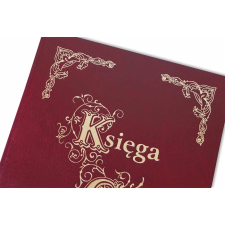 1829-319-082 Księga Gości złocona 255x320 - bordo tłoczenie