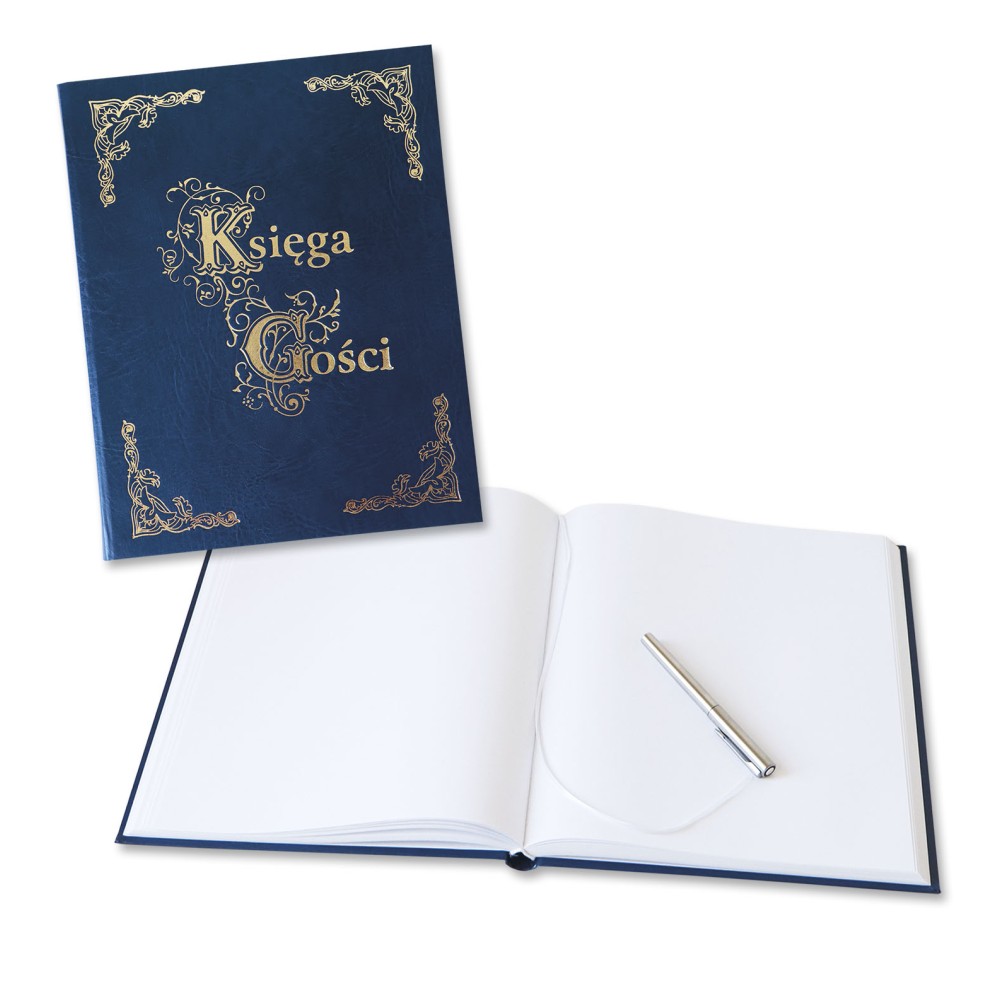 1829-319-083 Księga Gości złocona 255x320 - granat