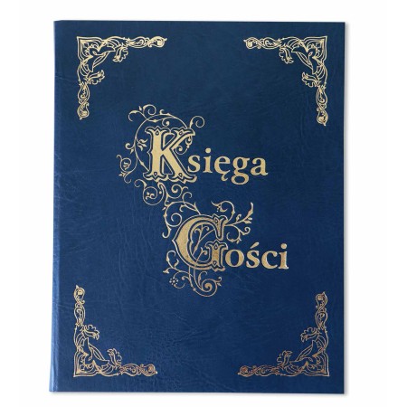 1829-319-083 Księga Gości złocona 255x320 - granat okładka