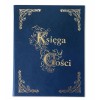 1829-319-083 Księga Gości złocona 255x320 - granat okładka