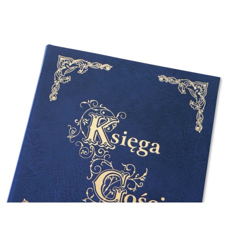 1829-319-083 Księga Gości złocona 255x320 - granat złocenie