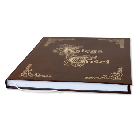 1829-319-081 Księga Gości złocona 255x320 - brąz bok