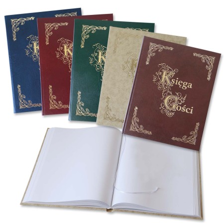 1829-319-080, 081, 082, 083, 084 Księga Gości złocona 255x320
