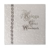 1829-319-103 Księga Gości Weselnych 225x220, okładka z ozdobną taśmą okładka