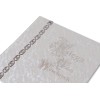 1829-319-103 Księga Gości Weselnych 225x220, okładka z ozdobną taśmą tłoczenie